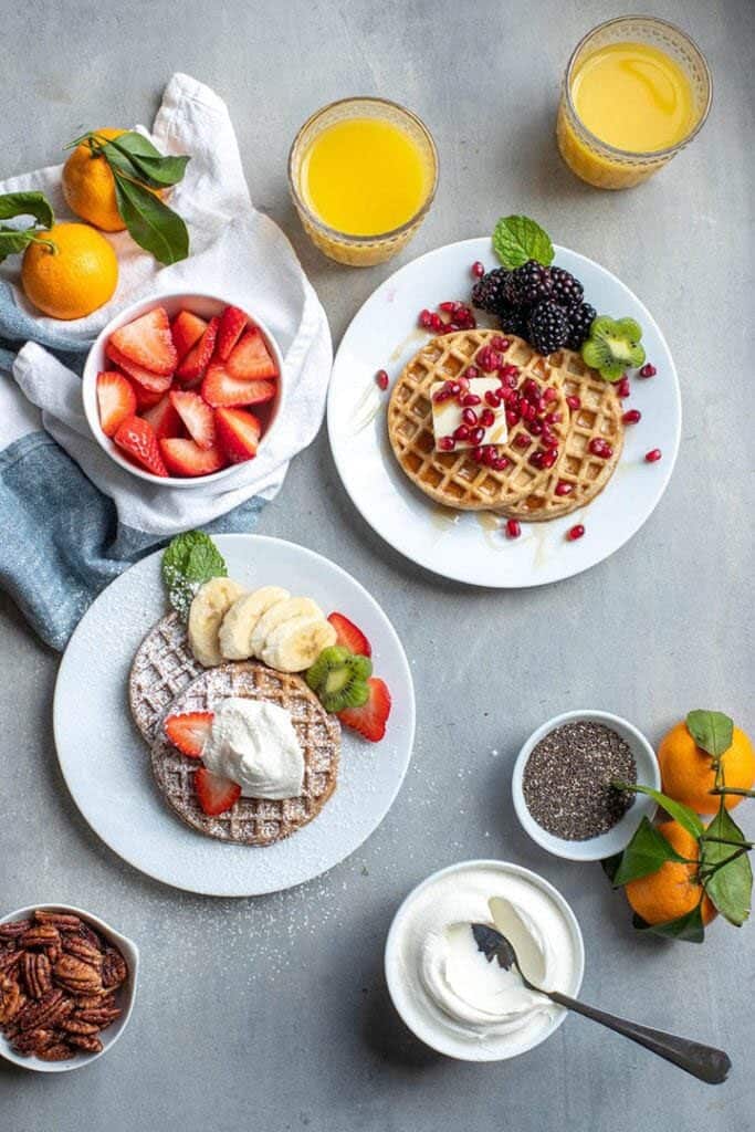 waffle ideas brunch board
