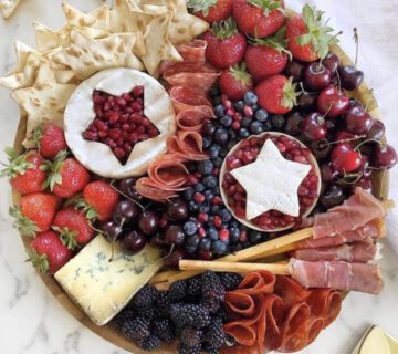 4th of july appetizer charcuterie