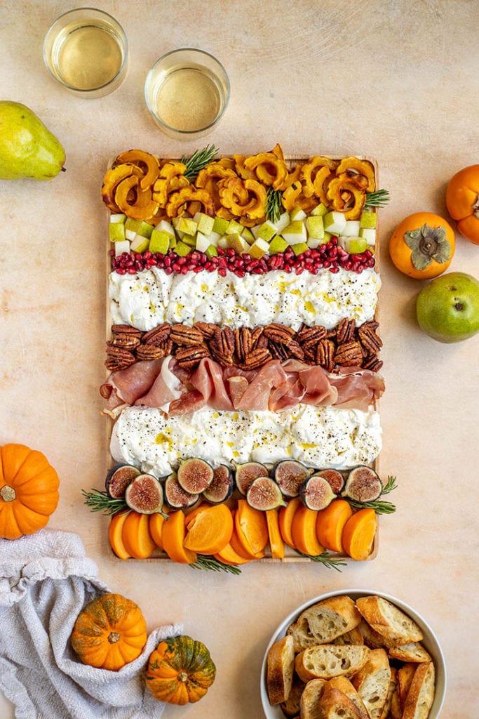 Fall Salad Appetizer With Squash