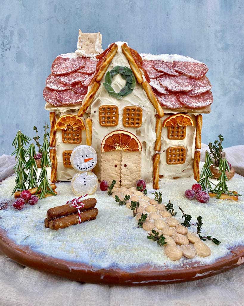 Food Made Fresh Gingerbread house a perfect holiday centerpiece