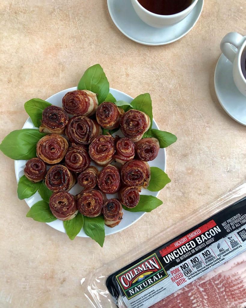 how to make bacon roses valentine's day