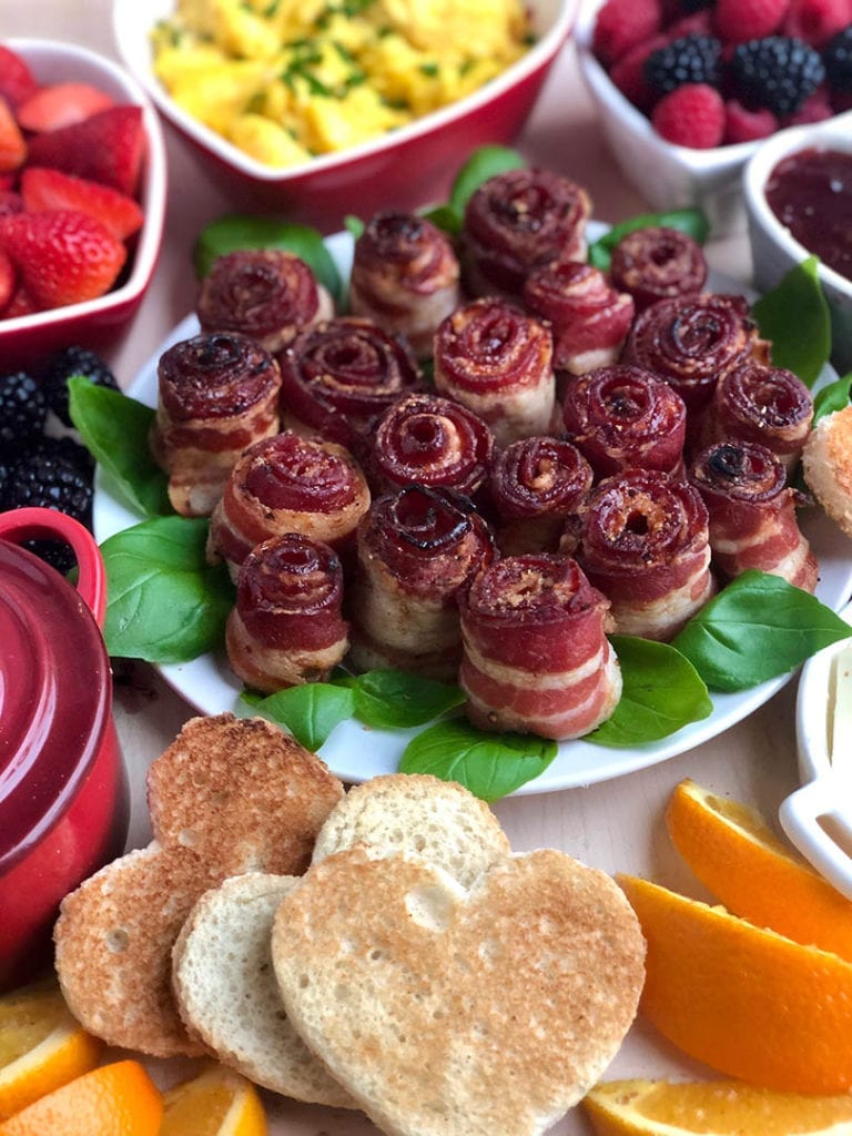 bacon roses how to