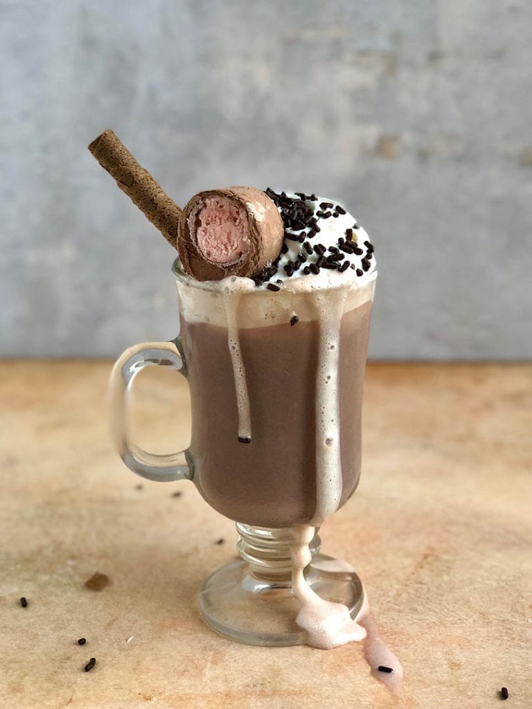boozy hot chocolate