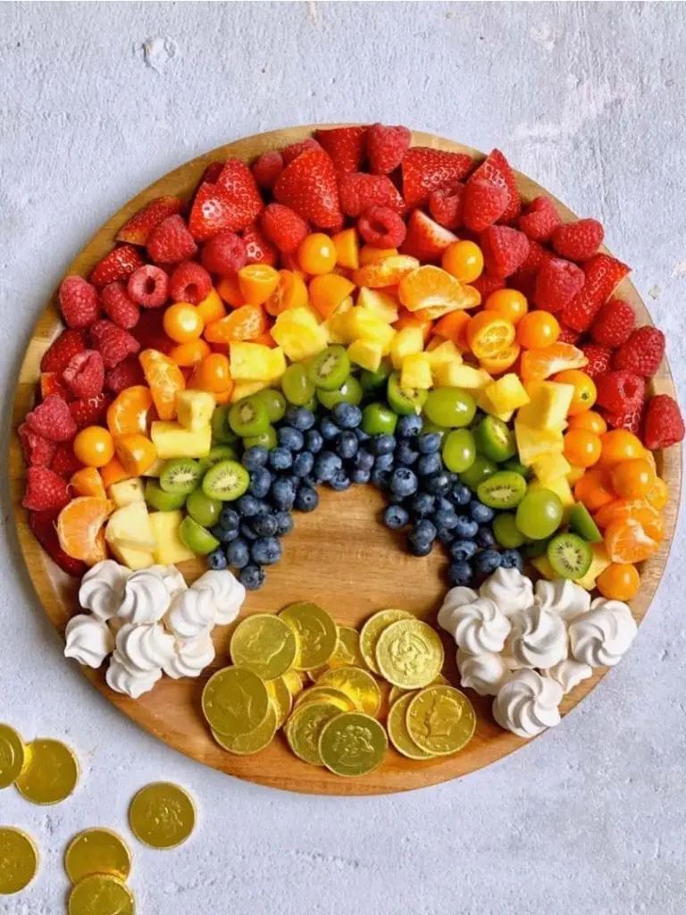 fruit board rainbow