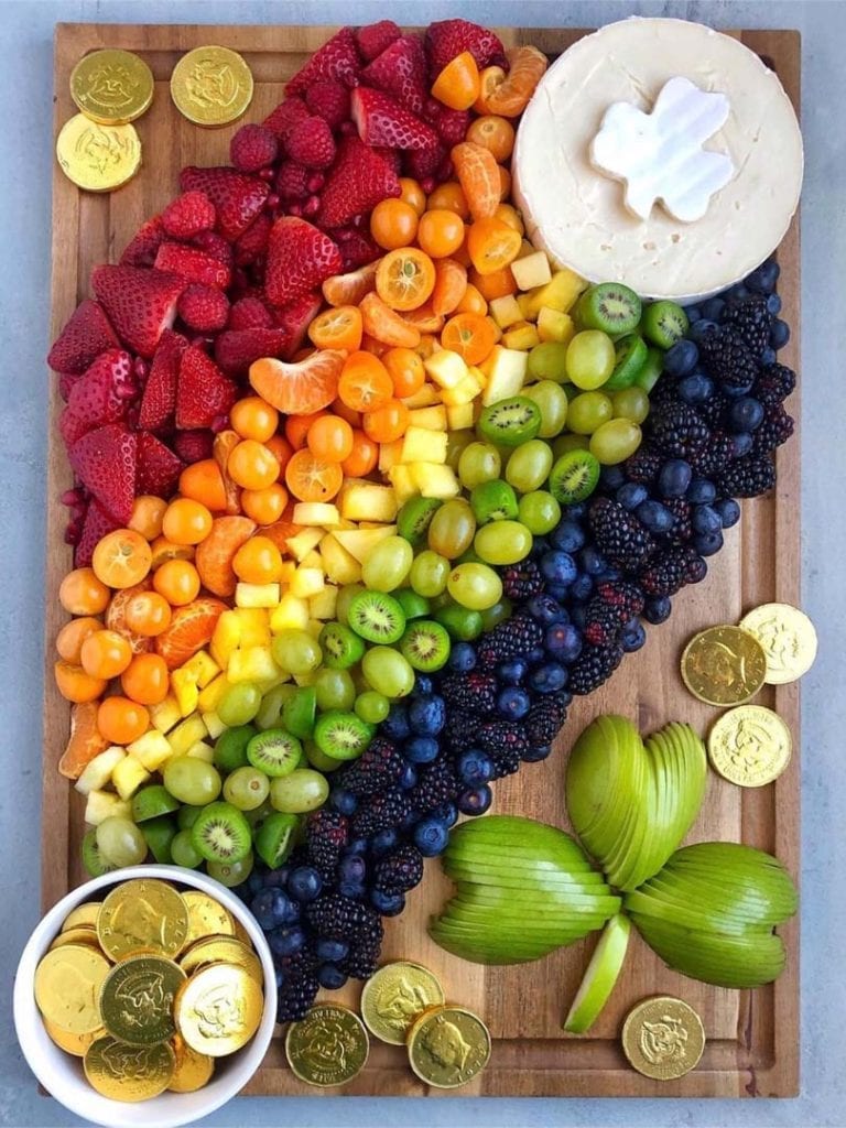 rainbow fruit tray ideas