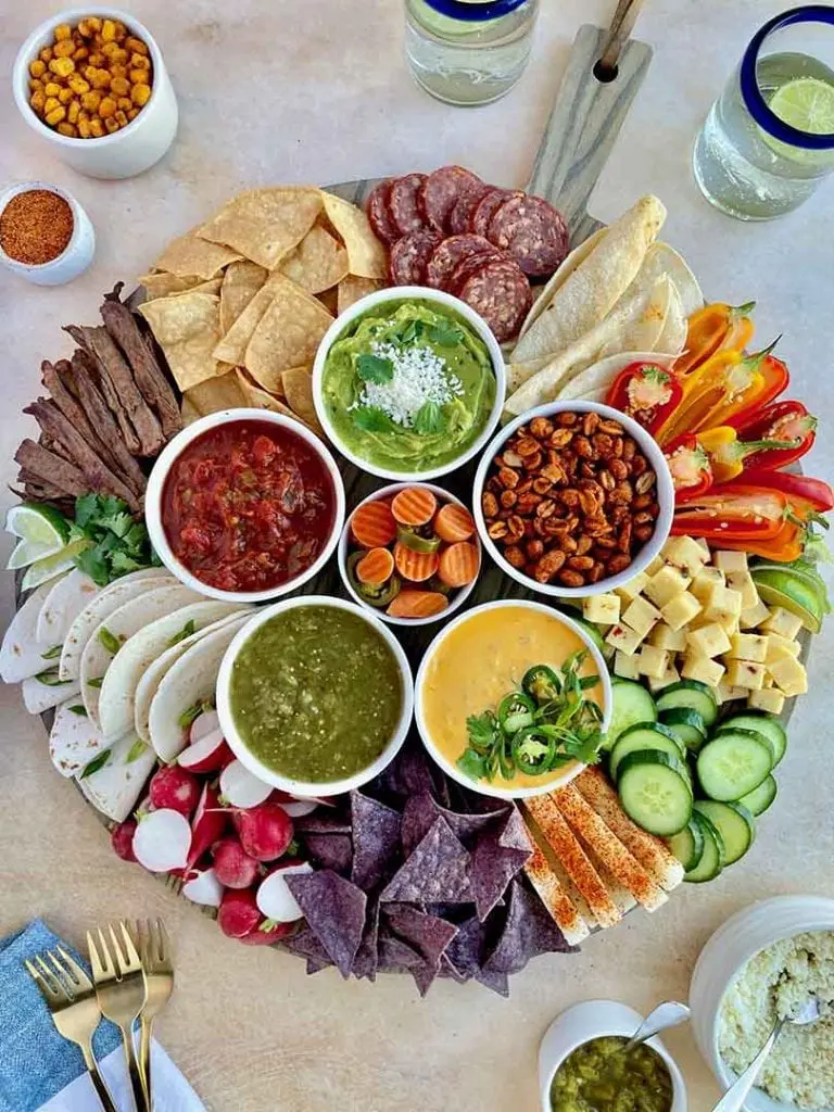 mexican style charcuterie board ideas
