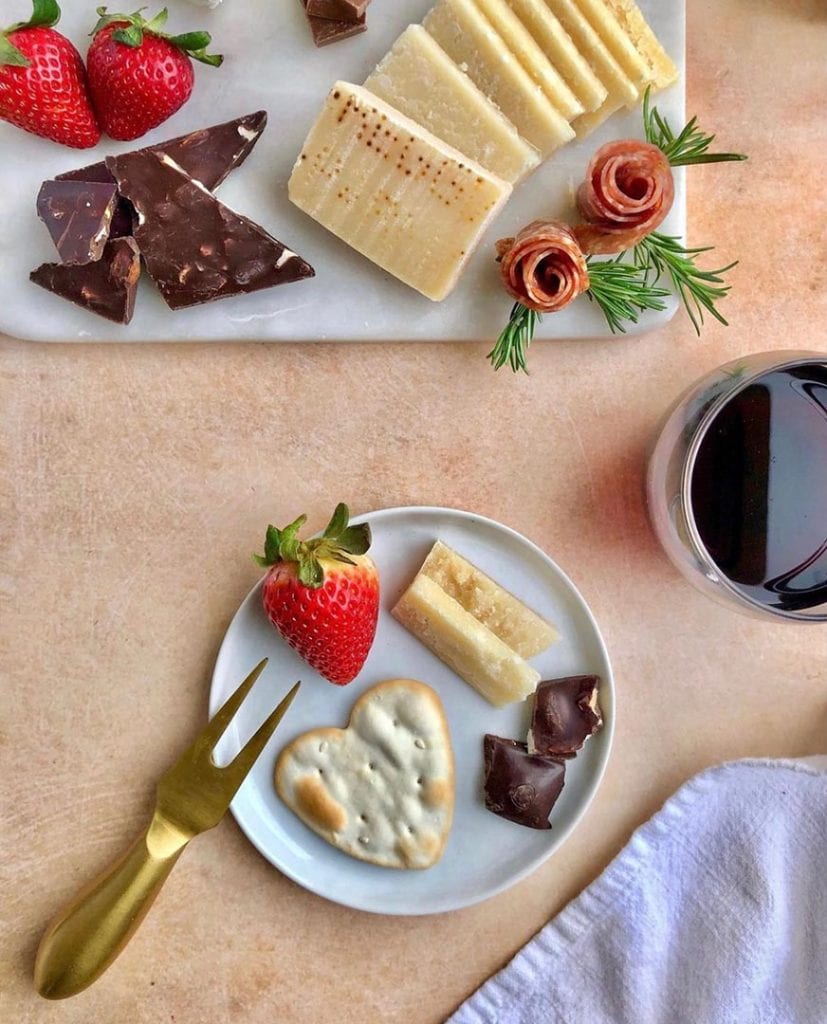 cheese with chocolate pairings charcuterie board
