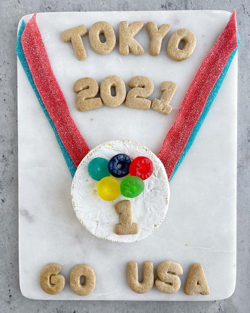 olympic themed appetizer