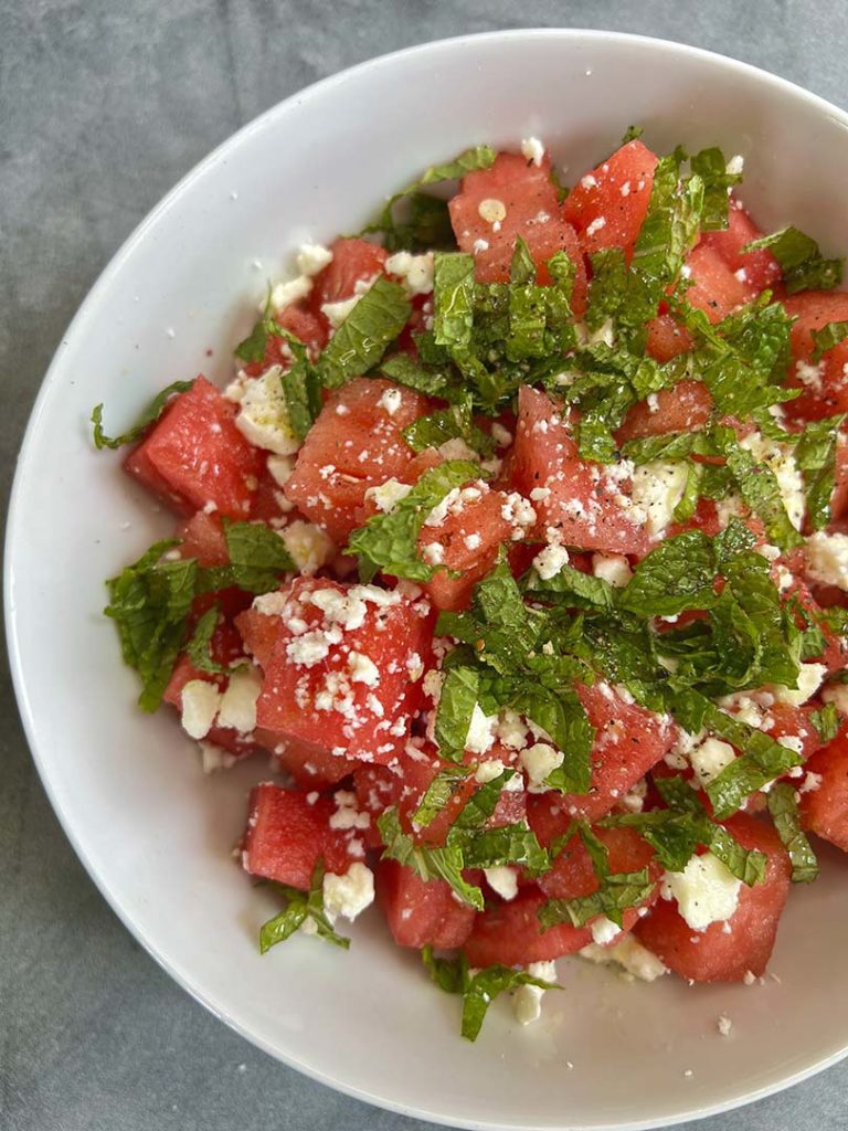 watermelon salad recipe