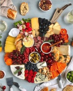 Christmas Wreath Charcuterie Board 