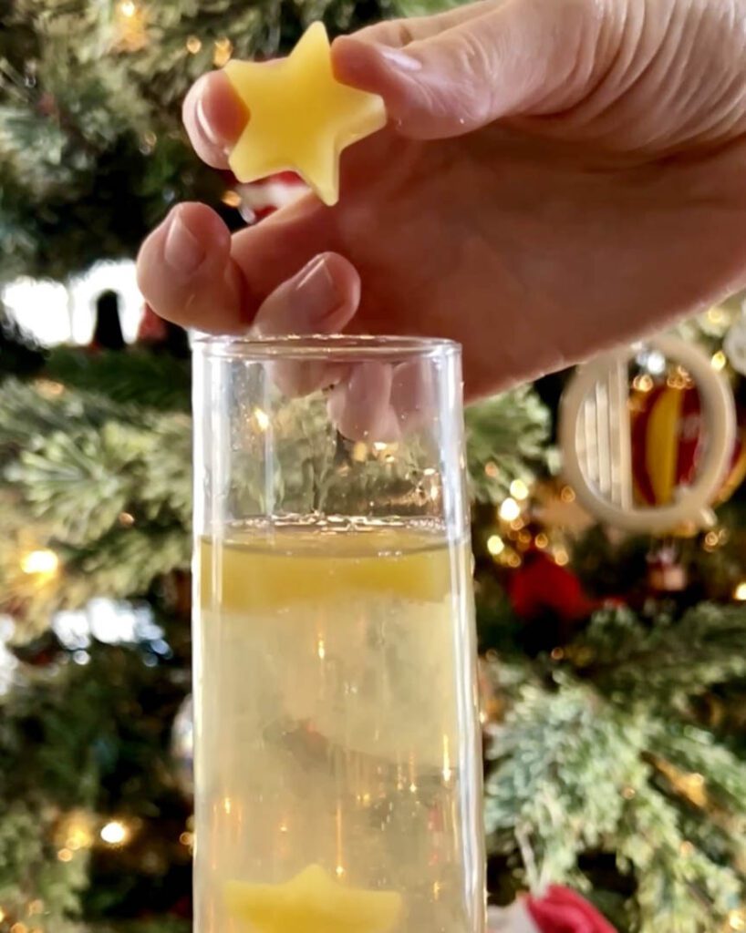 champagne cocktail for new year's eve